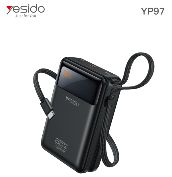 Power bank YESIDO YP97 BLACK