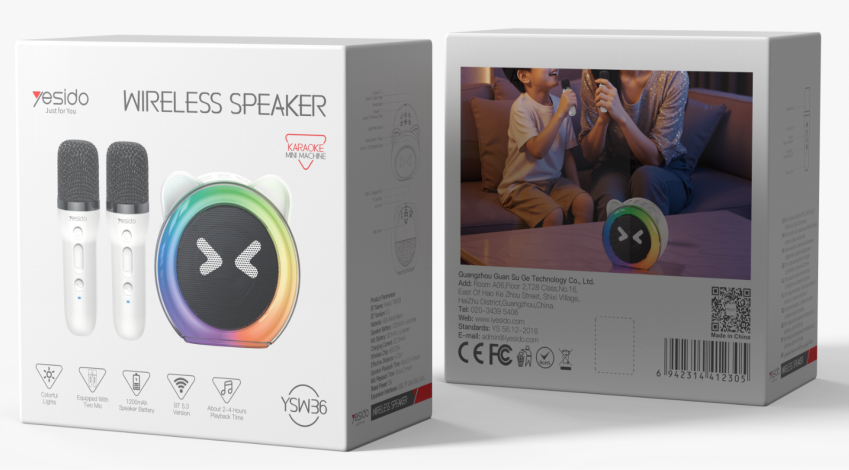 SPEAKER YESIDO YSW36 WHITE